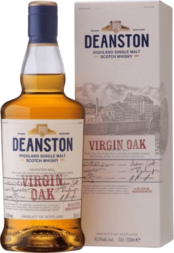 Whisky Deanston Virgin Oak Single Malt 0,7l 46,3% + kartonik