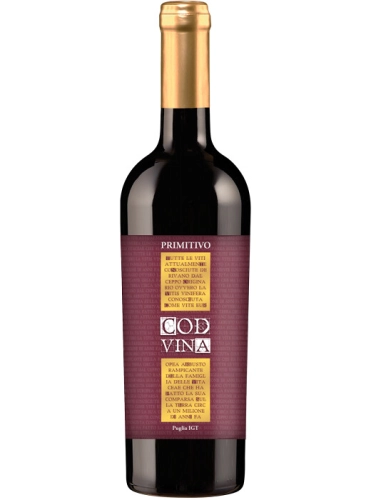 Wino Cod Vina Primitivo IGT 0,75l 13% cz/w
