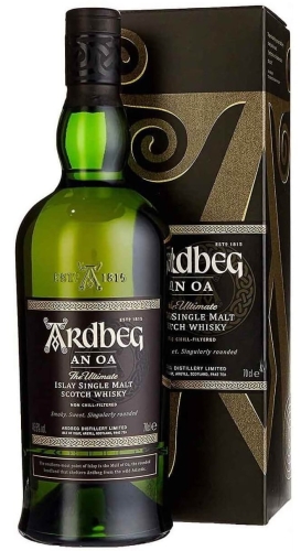 Whisky Ardbeg An Oa Islay Single Malt 0,7l 46,6% kart.