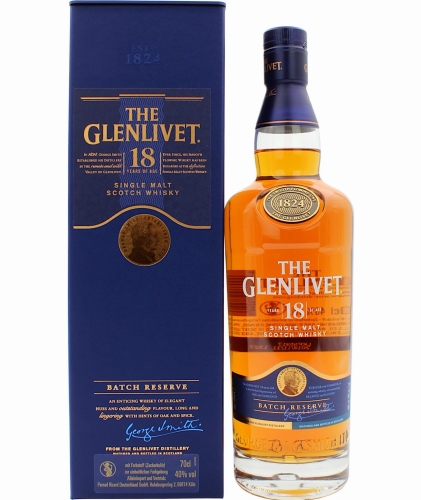 Whisky The Glenlivet 18Y Batch Reserve 0,7l 40% + kart.