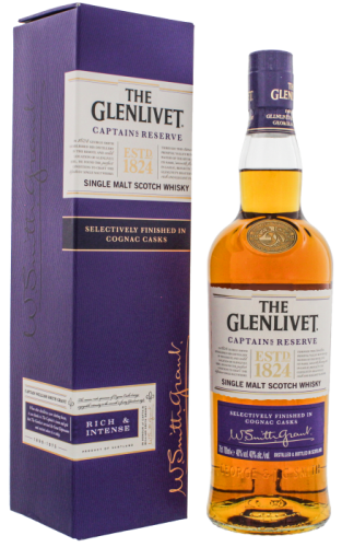 Whisky The Glenlivet Capitan Reserve Cognac Cask Finish 0,7l 40% + kartonik